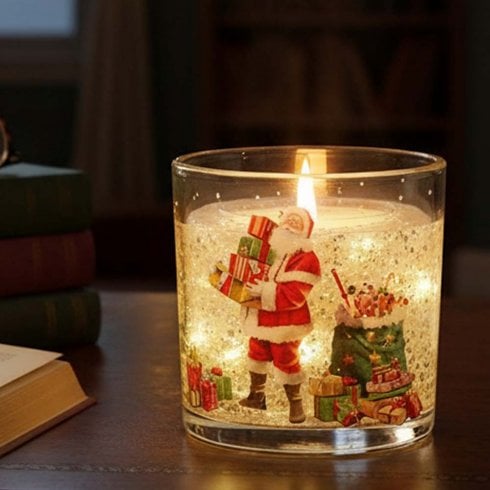 Lesser & Pavey Santa LED Gel Candle