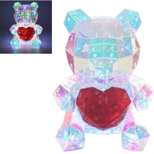 Lesser & Pavey Small Starlightz LED USB Teddy Heart Lamp