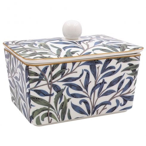 Lesser & Pavey William Morris Willow Bough Butter Dish