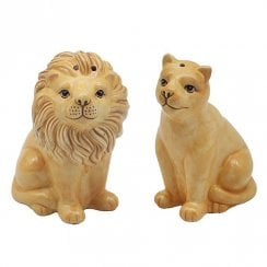 Lion & Lioness Salt & Pepper Set