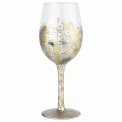 Venom Snake Skin Pattern Wine Glass