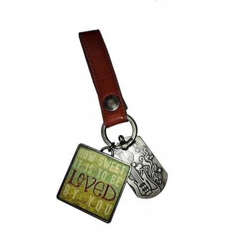 Lyricology How Sweet it is to be Loved by You Keyfob