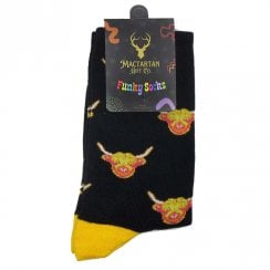 Highland Cow Novelty Funky Socks