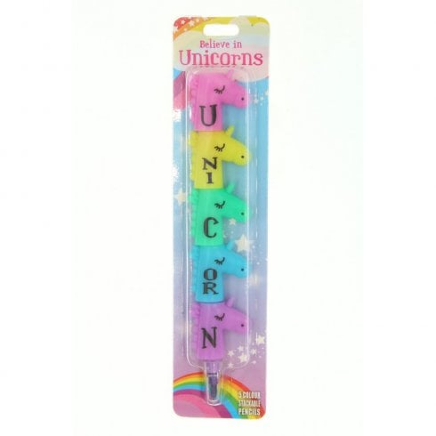 History & Heraldry Magical Name Pencil - Believe In Unicorns