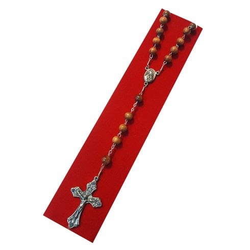 Marie Wilkinson Olive Wood Rosary Beads Plain