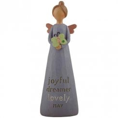 May Birthstone Angel Figurine
