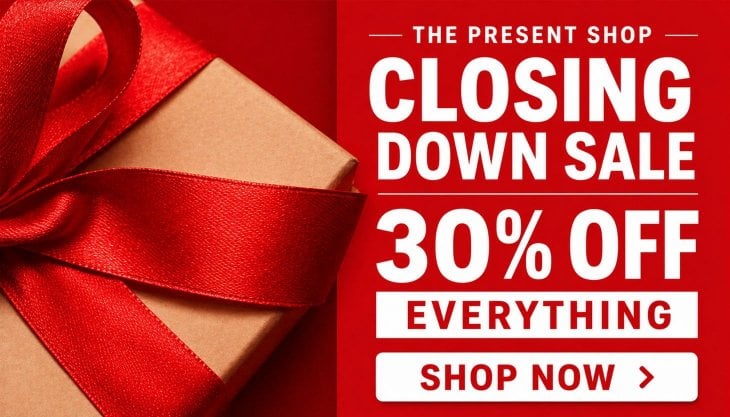 Closing Down Sale