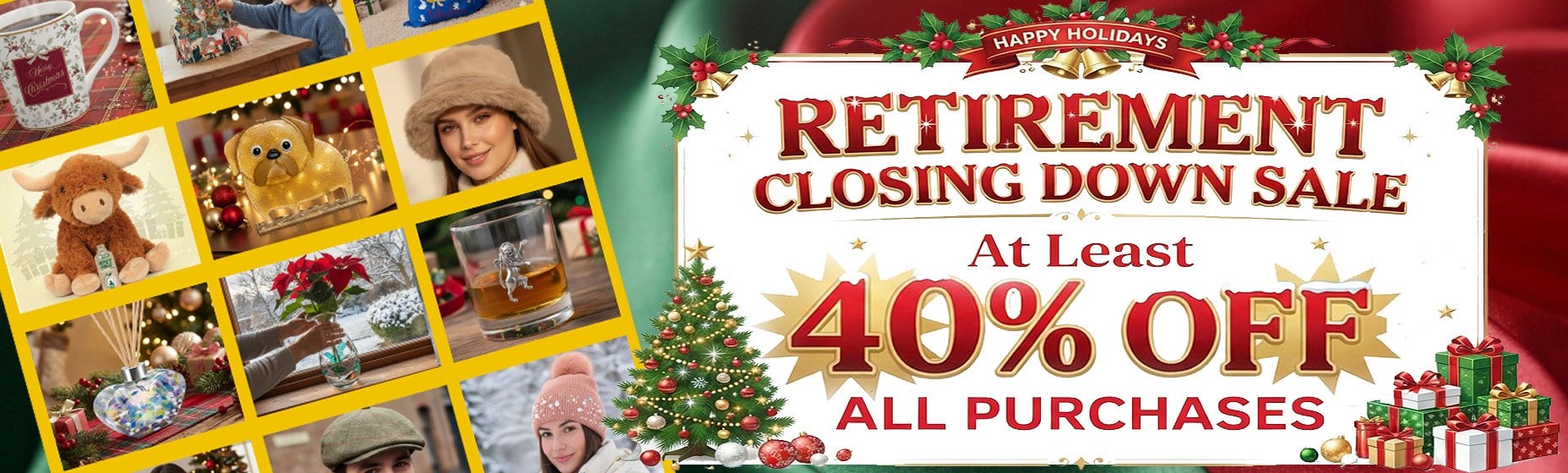 40% OFF Everything Retirement Sale