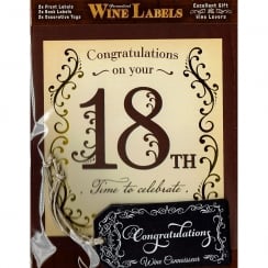 Personalised Wine Label - 18th