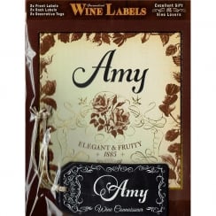 Personalised Wine Label Amy