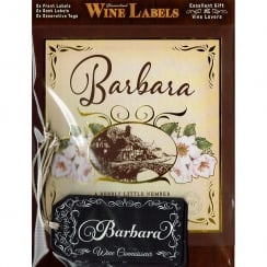 Personalised Wine Label Barbara