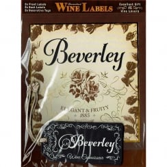 Personalised Wine Label Beverley