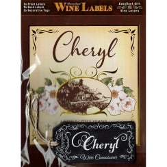 Personalised Wine Label Cheryl
