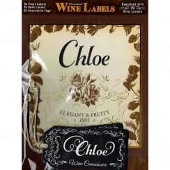 Personalised Wine Label Chloe