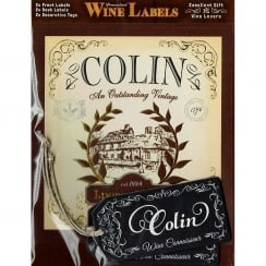 Personalised Wine Label Colin