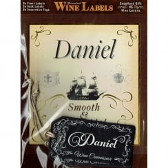 Personalised Wine Label Daniel