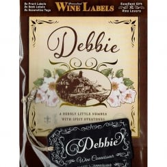 Personalised Wine Label Debbie