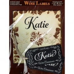Personalised Wine Label Katie
