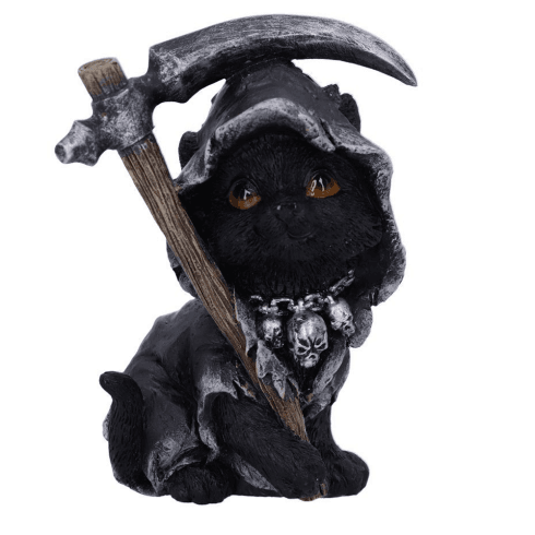 Nemesis Now Amara Grim Reaper Cat Figurine - 10.2cm