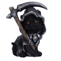 Amara Grim Reaper Cat Figurine - 10.2cm