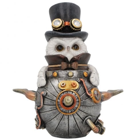 Nemesis Now Avian Invention Steampunk Owl Figurine - 14.5cm