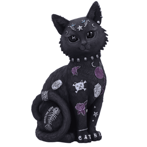 Nemesis Now Black Cat Figurine - Bad To The Bone 22cm