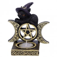 Black Magic Tealight Holder  - 11.2cm