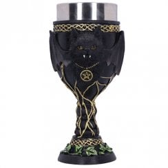 Feline Fang Black Cat Goblet - 17.3cm