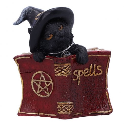 Nemesis Now Kittys Grimoire Figurine - Red 8.2cm