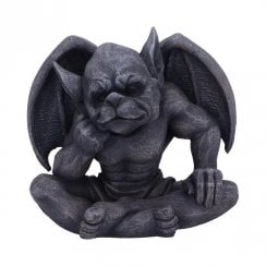 Laverne Dark Black Grotesque Gargoyle Figurine