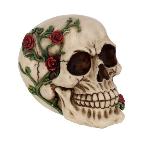 Nemesis Now Rose From Beyond 15cm Skull Figurine