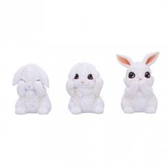 Three Wise Bunnies 9cm Ornament