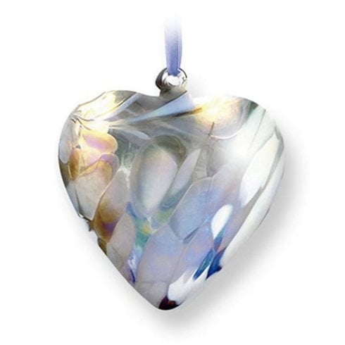 Nobile Glassware April Birth Gem Heart