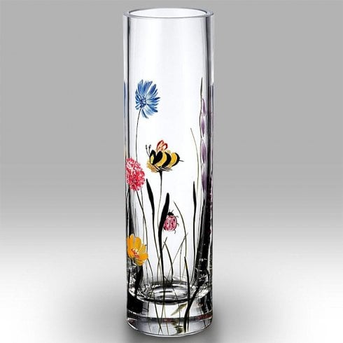 Nobile Glassware Bees & Ladybird 19.5cm Bud Vase