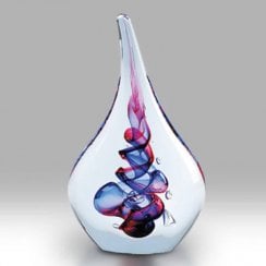 Blue Ruby Paperweight Crystal