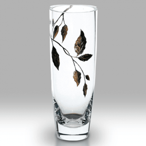 Nobile Glassware Classic 25cm Gold Leaf Vase