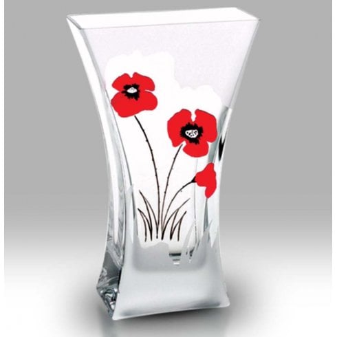 Nobile Glassware Classic Poppy 23cm Flat Flared Vase
