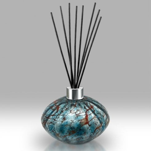 Nobile Glassware Copper Blue Aurora Sphere Diffuser