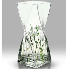 Daisy Pastures 25cm Twist Vase