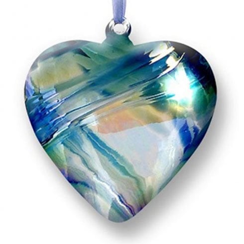Nobile Glassware December Birth Gem Heart