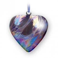 February Birth Gem Heart