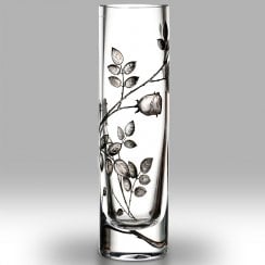 Forever Rose Silver 19.5cm Bud Vase