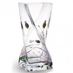 Heather & Thistle Spray 20cm Twist Vase