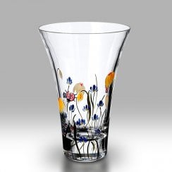 Ladybird Garden Flared Glass Vase 