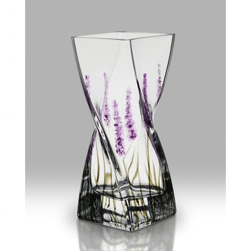 Nobile Glassware Lavender 20cm Twist Vase