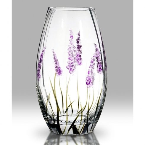 Nobile Glassware Lavender Round 20cm Glass Vase