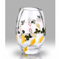 Lemon Grove 20cm Round Glass Vase