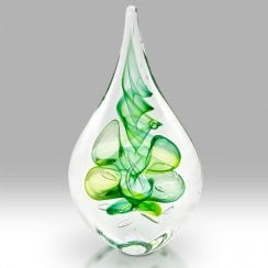 Lime Green Paperweight Crystal