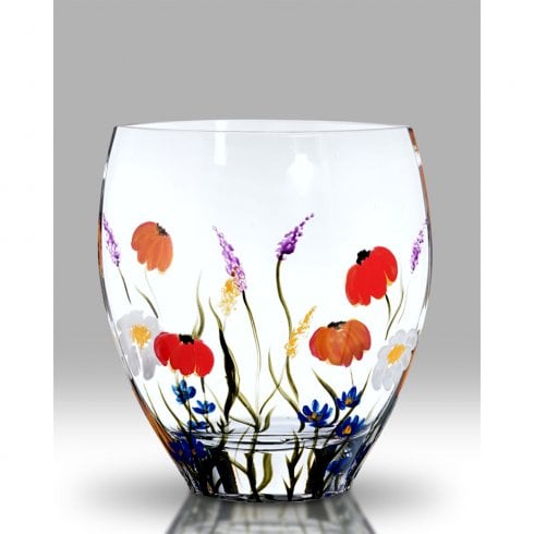 Nobile Glassware Meadow 21cm Curved Vase
