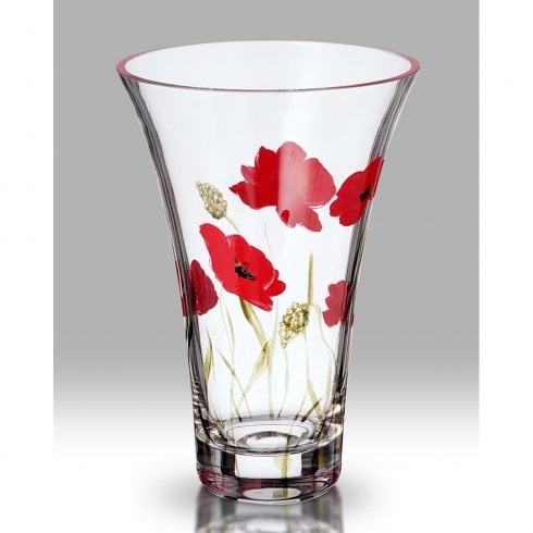 Nobile Glassware Poppy Fields 19cm Flared Vase